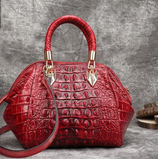 Handmade retro female bag leather crossbody bag