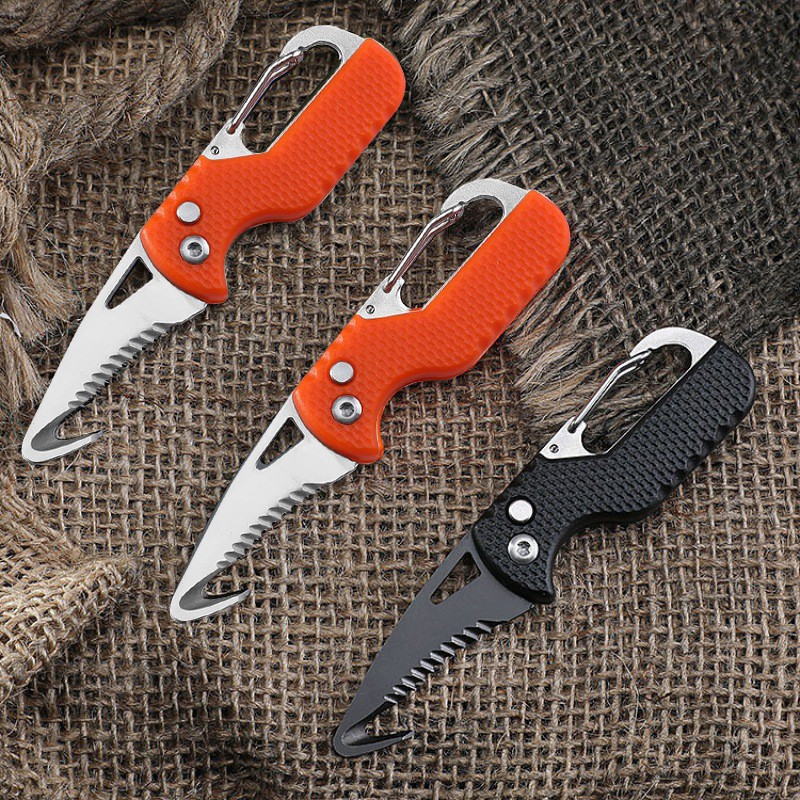Portable Multi-functional Parcel Knife Keychain