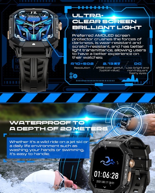 OUKITEL BT80 Sports Watch