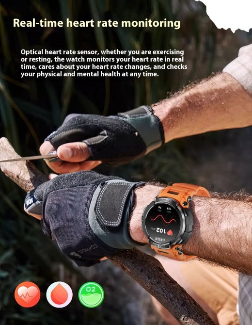 Smart Watch Bluetooth-compatible Calling Heart Rate Blood Pressure Blood Oxygen Sleep Monitoring