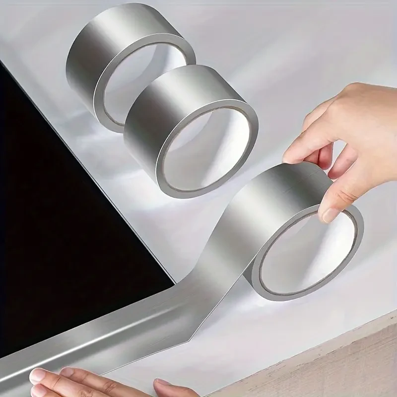 1 Roll - High-Temperature Resistant Aluminum Foil Tape