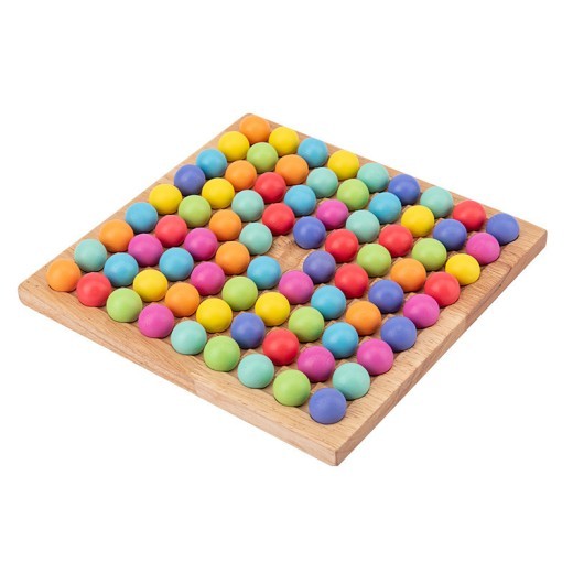 Color Bead Parent-child Concentration Training Wooden