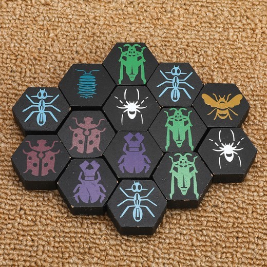 Insect Chess with Mosquitoes, Ladybugs and Dustworms