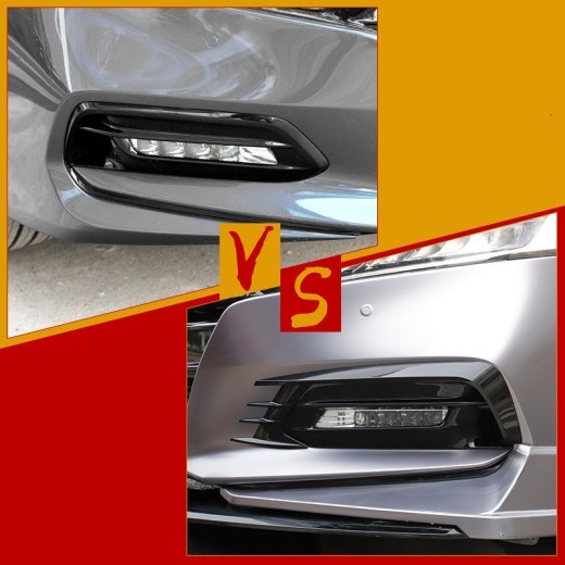 Auto Parts Front Fog Lamp Eyebrow Modification Blade Type
