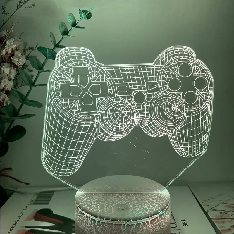 Creative Gamepad 3DLED Desk Lamp