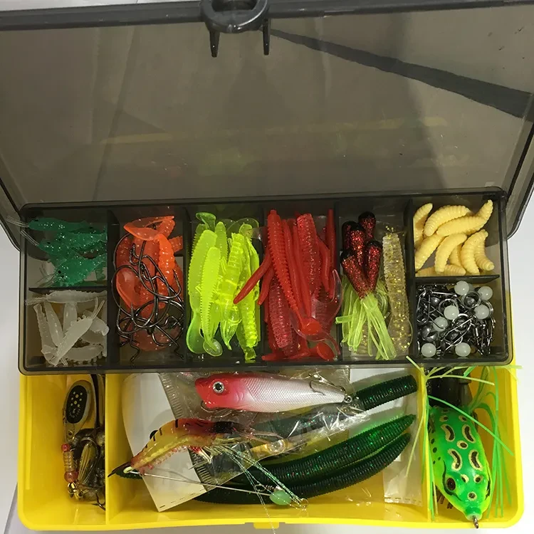Lure Suit 142 Pieces With Fishing Pliers Hard Mino Sequins