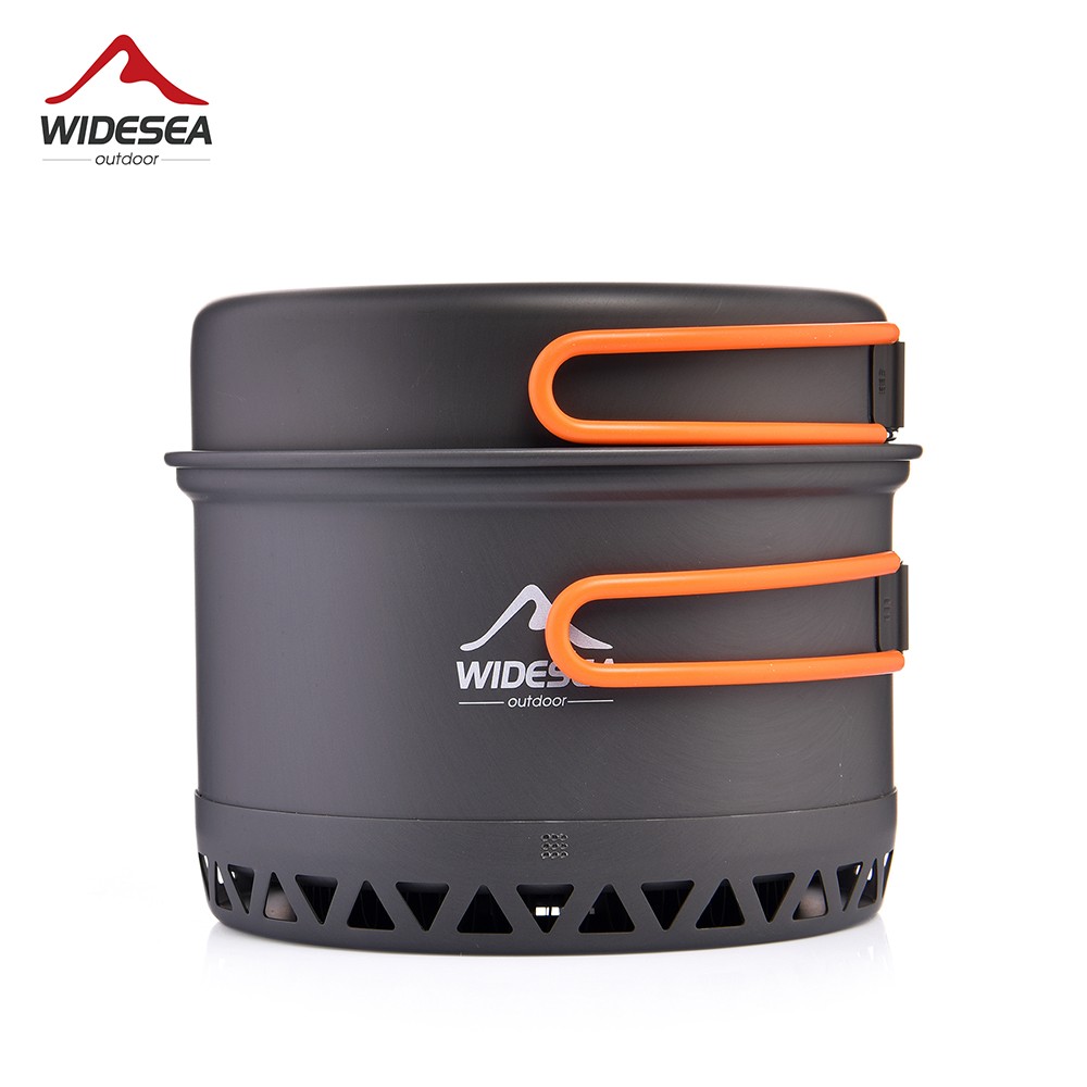 Widesea Camping Cookware Set  Portable 1.3L/2.3L Outdoor Cooking Kit with Pot
