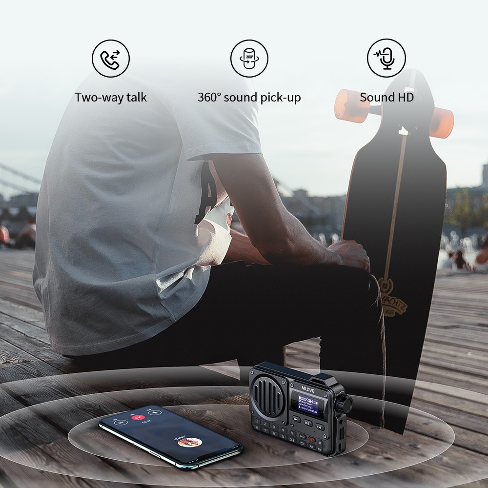 MLOVE BV800 Super-Portable Bluetooth Speaker