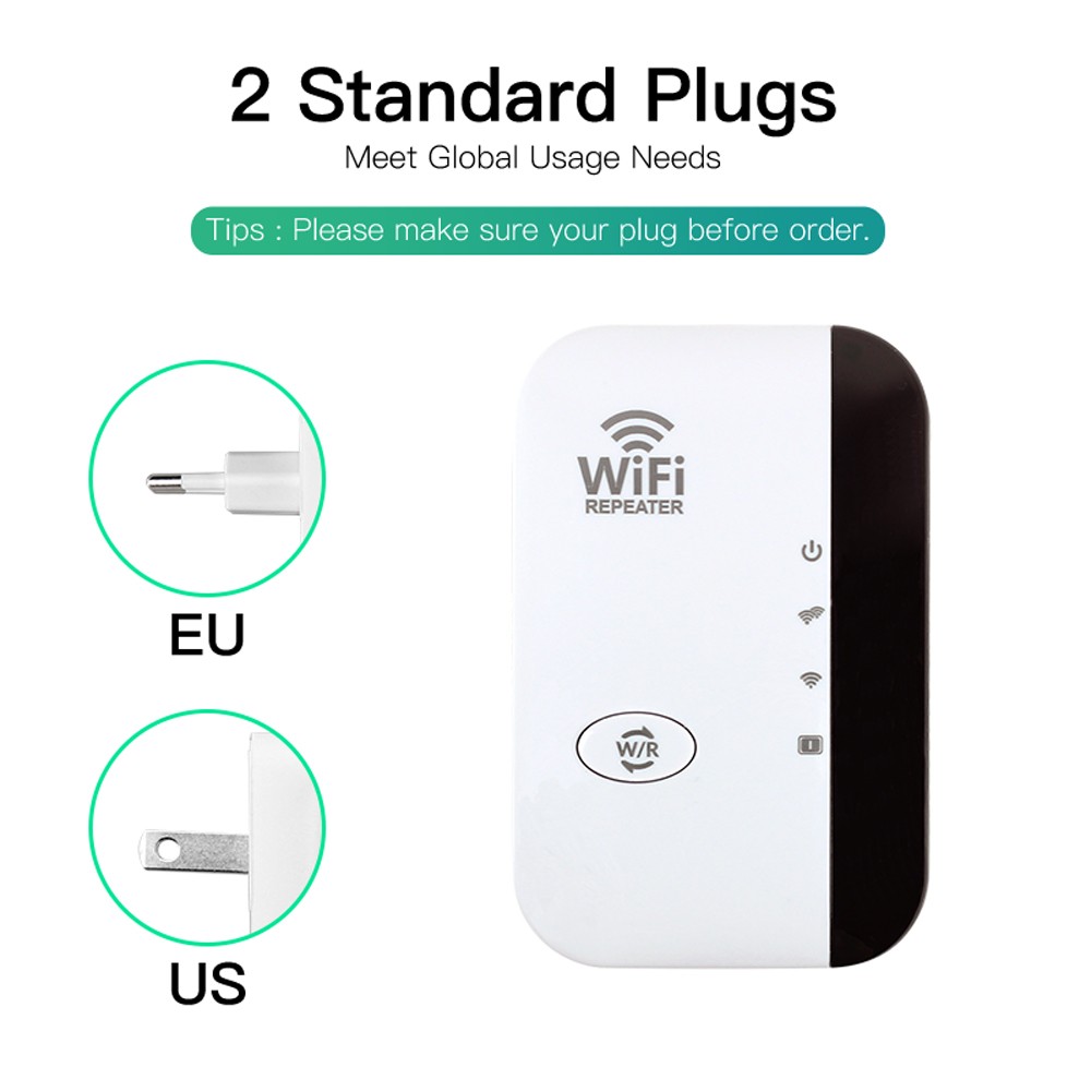 FENVI 300Mbps Wireless WiFi Repeater 802.11N Signal Extender and Amplifier