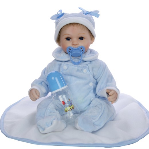 43cm Cloth Body Rebirth Doll Simulation Baby