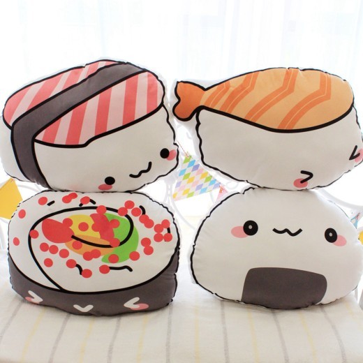 Salmon Cushion Plush Toy