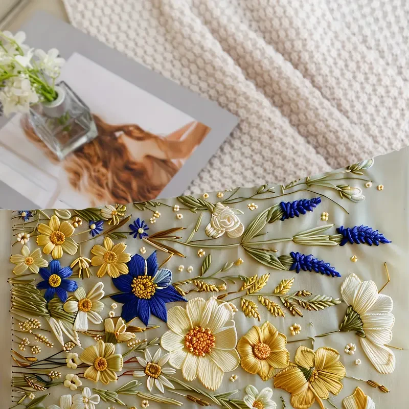 Tranquil Decor Ultra-Soft Floral Pillowcase Stylish and Comfortable Home Accent