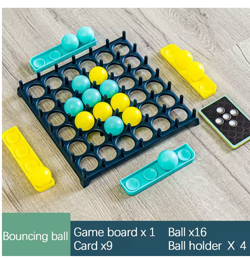 Kids Ball Bouncing Game Parent-child Interaction Board Game Toddler Toss Ball Game Fun Party Game