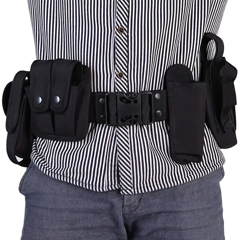 10-in-1 Multi-Functional Safety Gear Set, Nylon Waist Pouch Equipment - Waterproof