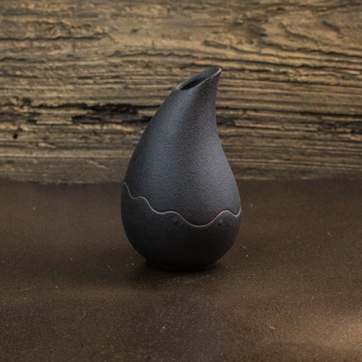 Water drop stoneware Japanese kiln color changing glaze vase