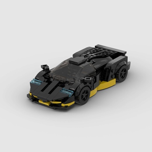 Small Particle Racing Block DIY Puzzle Toy Model