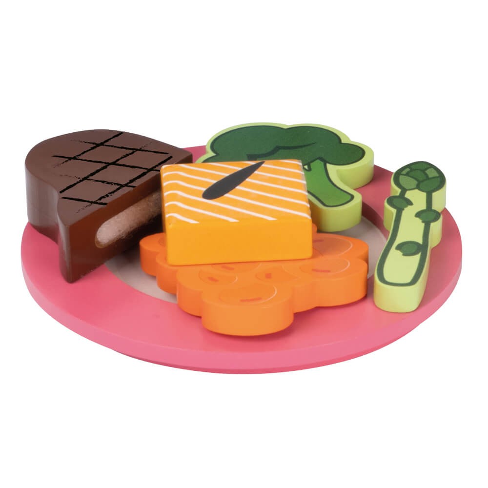 Bluey Wooden BBQ Salad Set