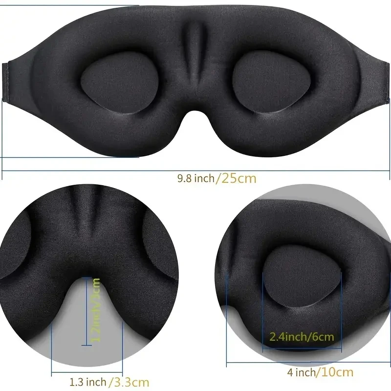 3D Contour Cup Sleep Mask,