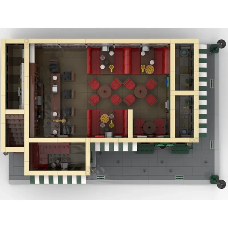 Friends Apartment And McLaren Bar Model Building Toy