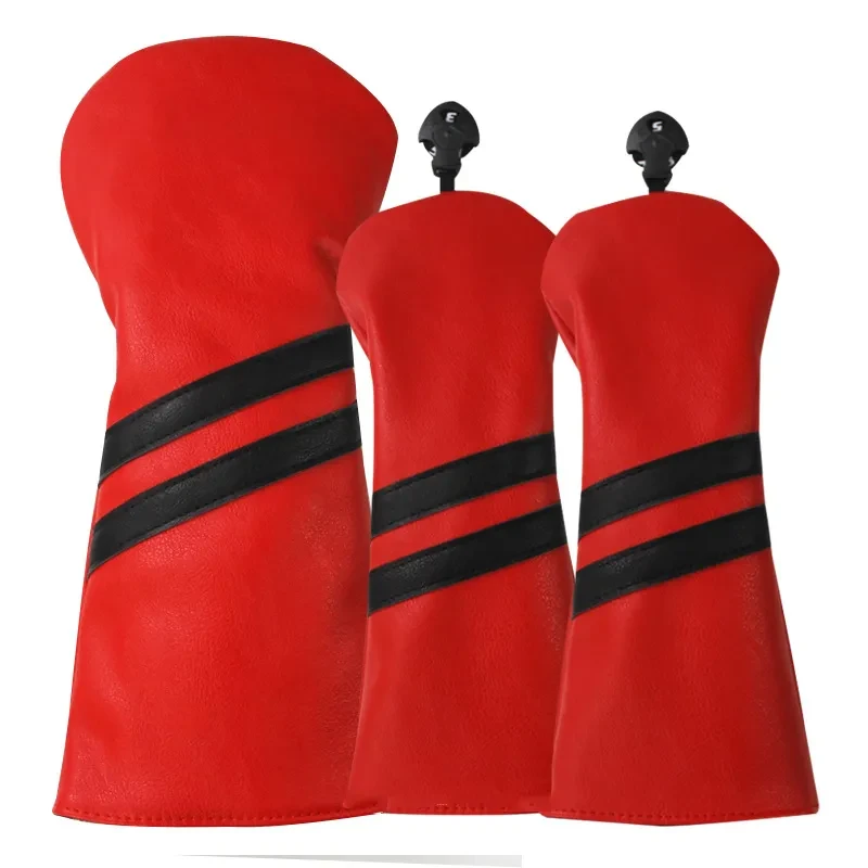 New Wood Club Cover Double Stripe Wood Club Head Cover Club