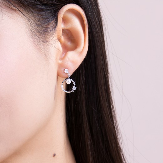 Circle Earrings New Wave New Year Temperament