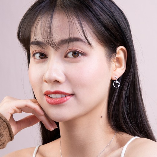 Circle Earrings New Wave New Year Temperament