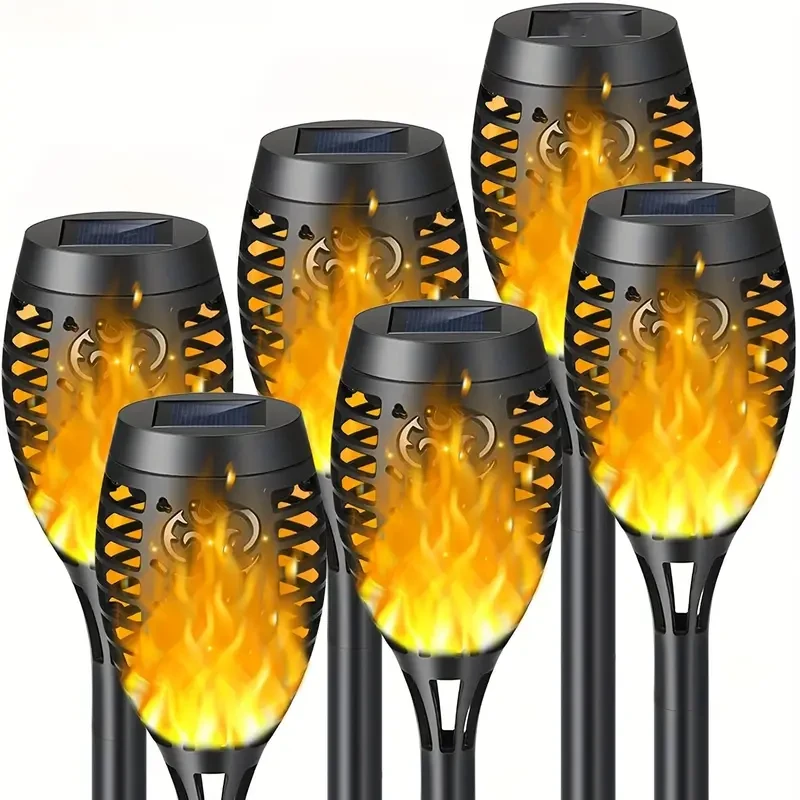Outdoor Solar Torch LED Flashlight