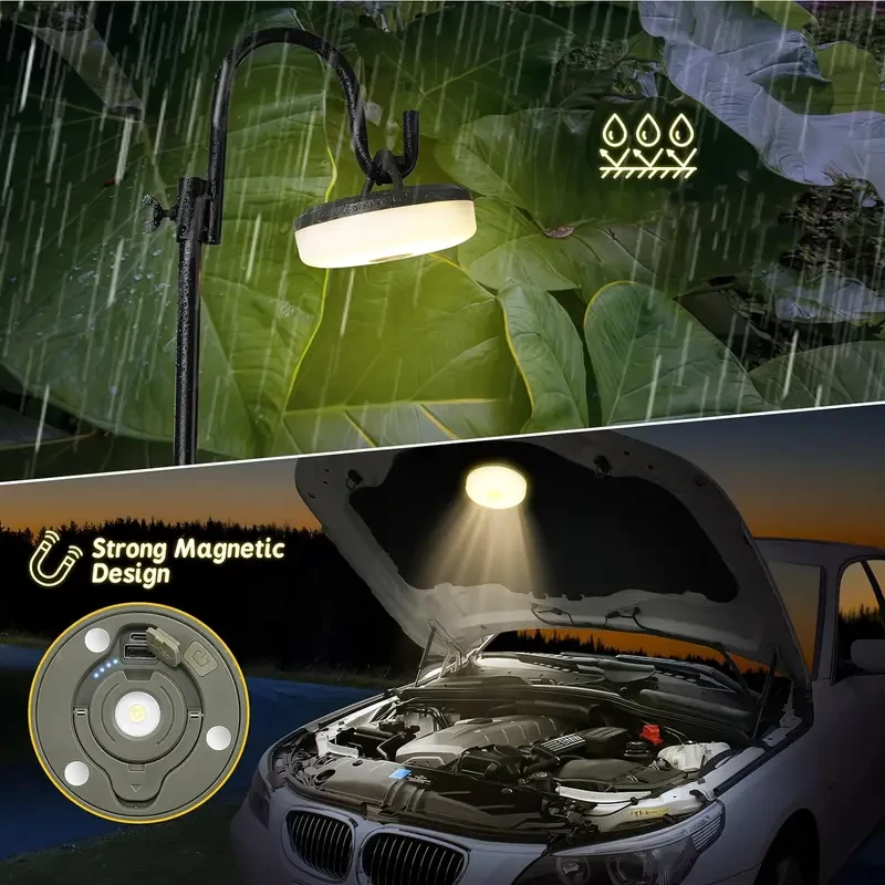 Camping String Lights, 2in 1
