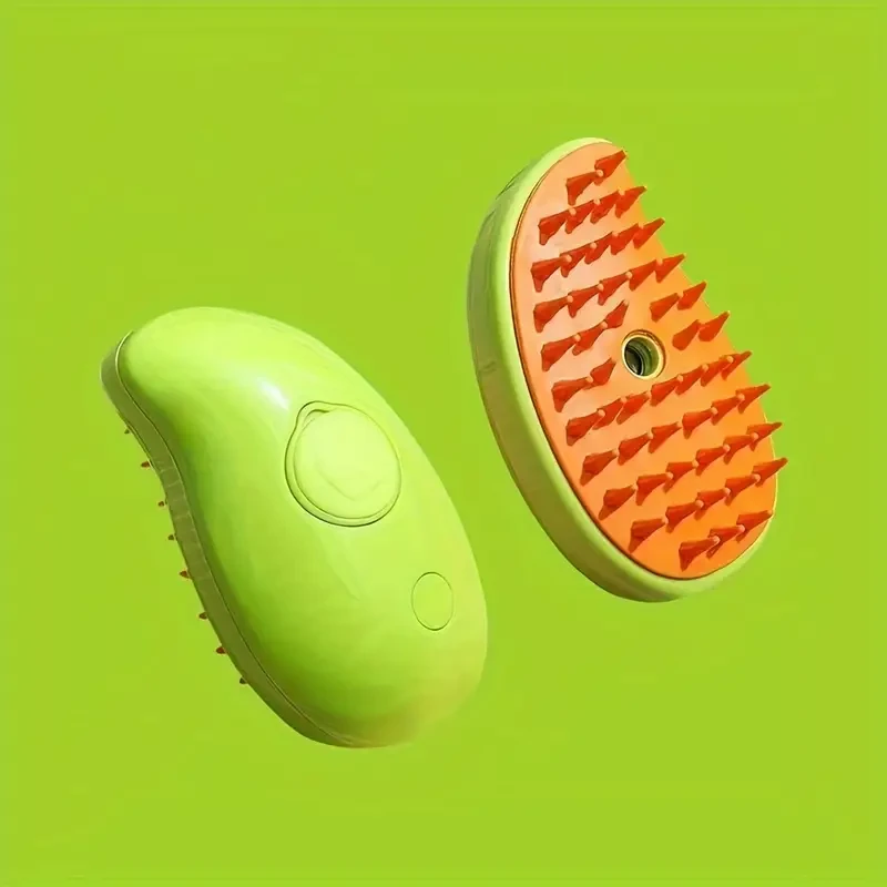 Self-Cleaning Steam Cat Brush Pet Hair Removal Comb for Cats and Dogs
