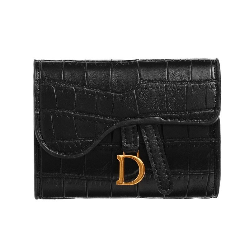 Womens Luxury Mini PU Card Holder Wallet