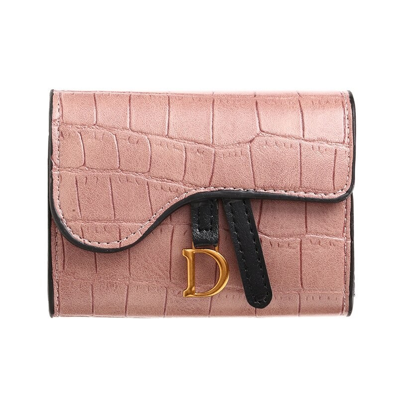Womens Luxury Mini PU Card Holder Wallet
