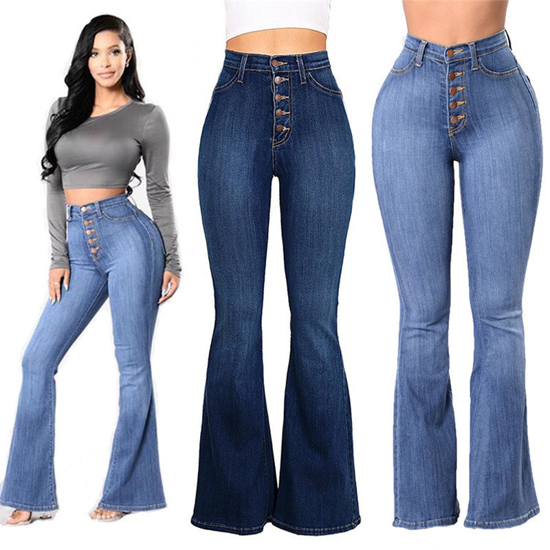 New high waist stretch jeans