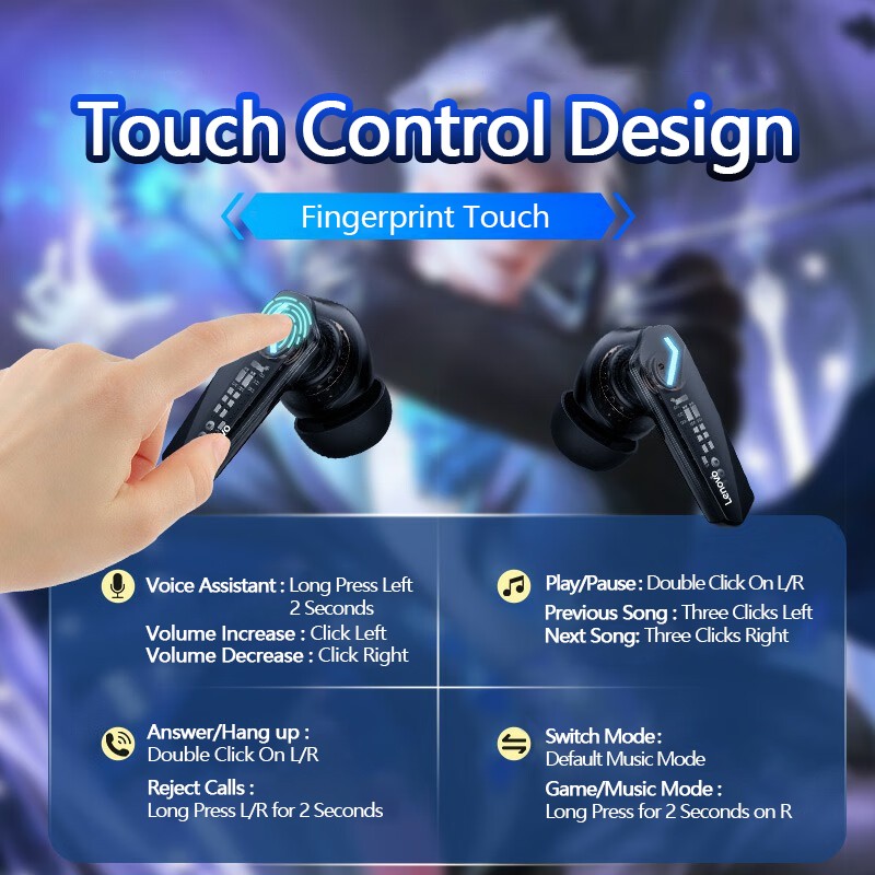 Choice Lenovo GM2 Pro 5.3 Earphone