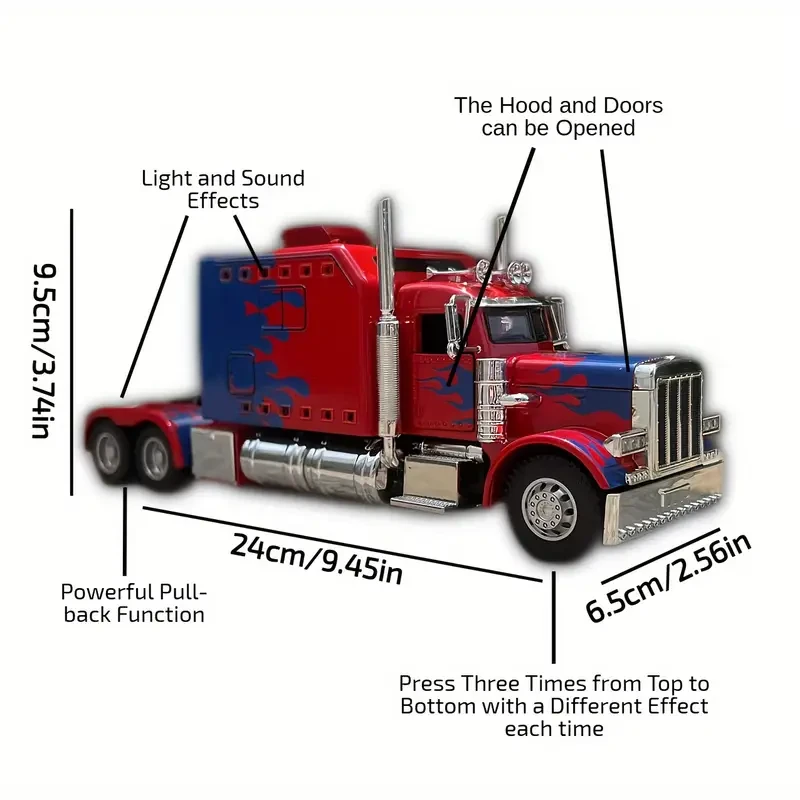 Kingstoy 1/24 Scale Diecast Truck Toy