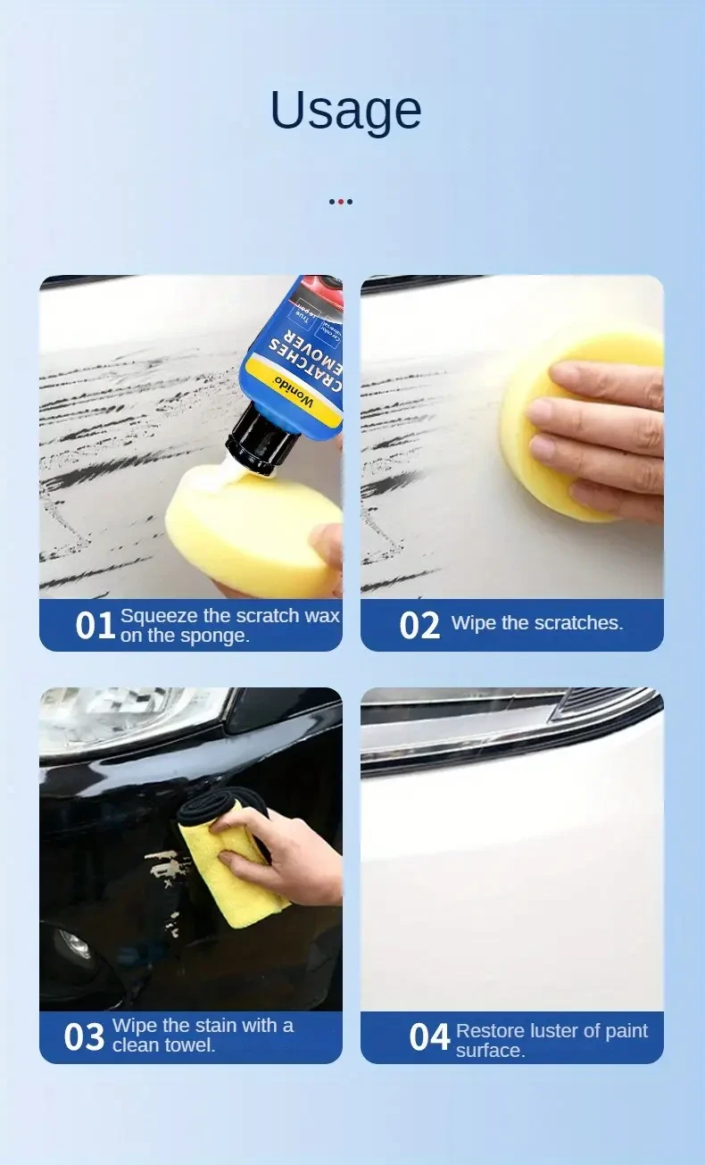 Car Scratch Wax and Swirl Remover Nano Shine Polish