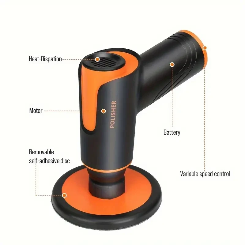 Portable 100W Wireless Car Waxer & Polisher