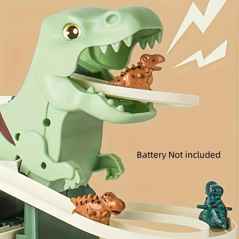 Dinosaur Climbing Slide Toy Set-3 Dinosaur Cars Included