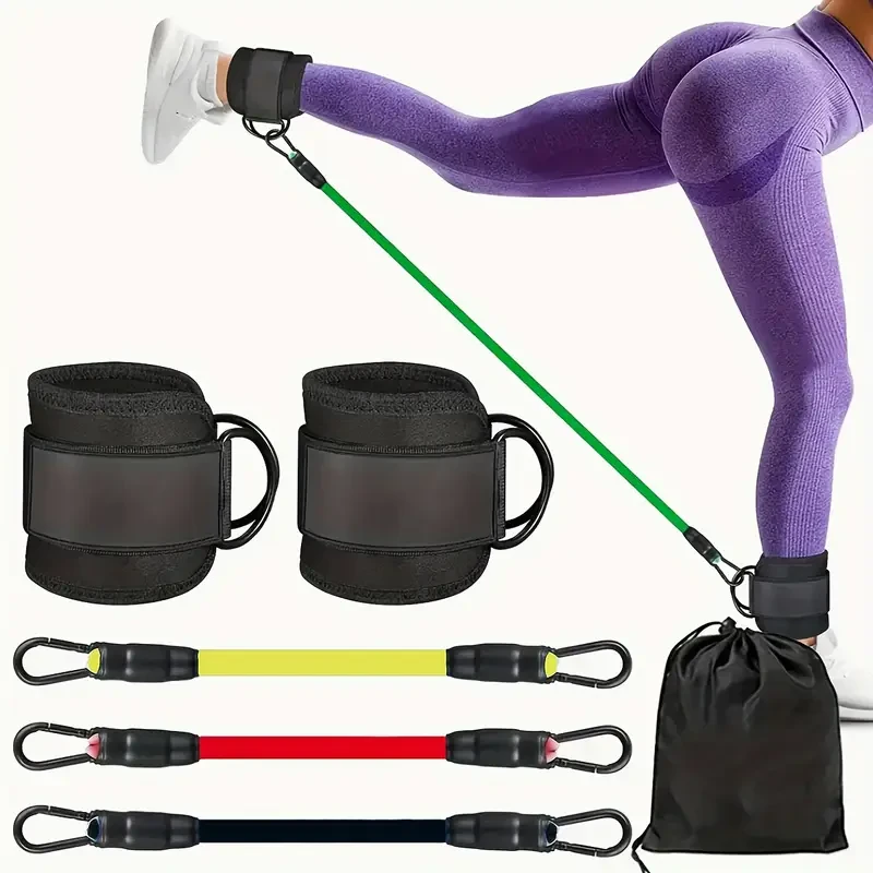 5-Piece Universal Ankle Resistance Band Set