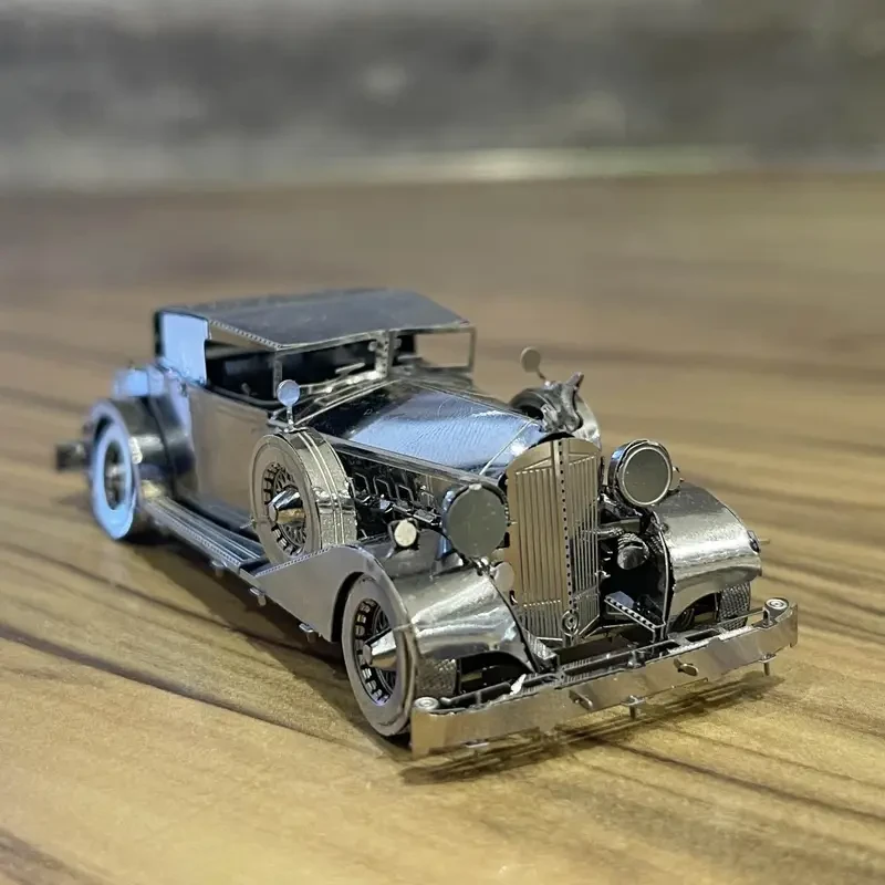 1934 Packard Classic Car DIY Assembly Model 3D Glue