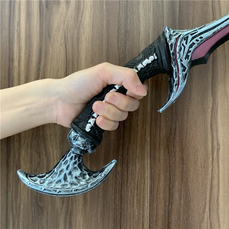 Halloween Cosplay Anti Mage Scythe of Vyse Elf Weapon