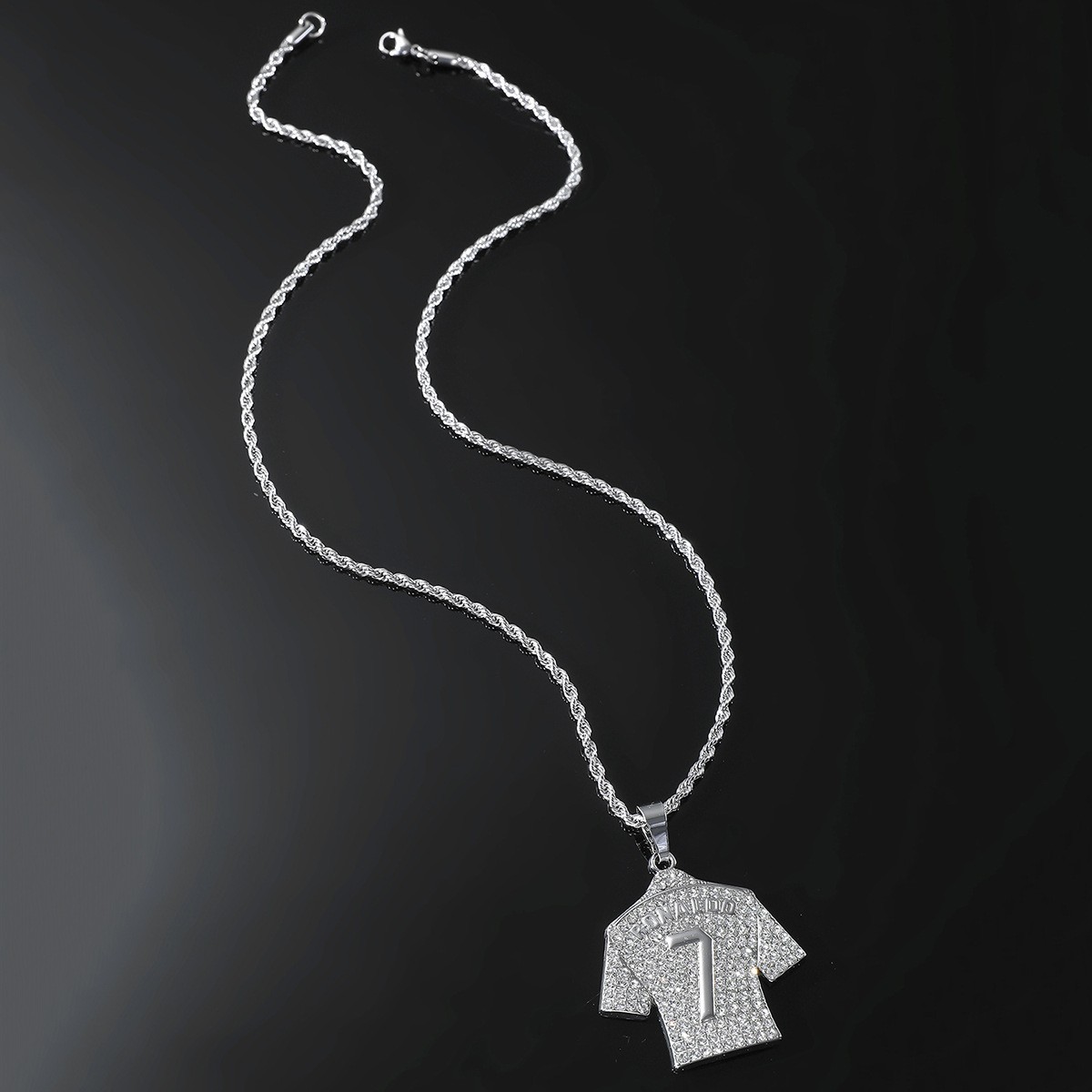 HNSP Cristiano Ronaldo CR7 Jersey Pendant Necklace