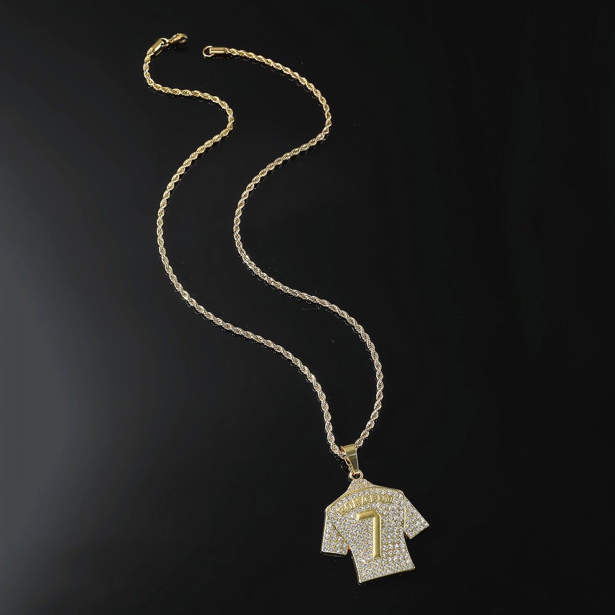 HNSP Cristiano Ronaldo CR7 Jersey Pendant Necklace