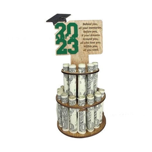 Wooden Graduation Money Clip For Her Graduation Gift Crafts