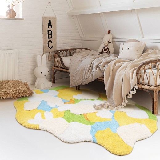 Carpet Home Living Room Imitation Cashmere Carpet Bedroom Anti Slip And Anti Fouling Floor Mat