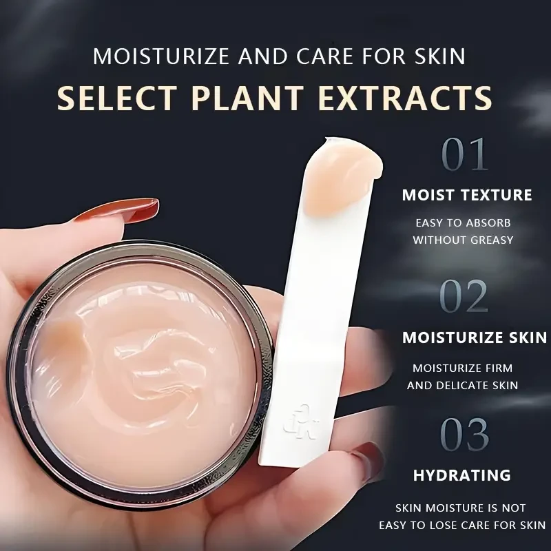 DINKISS Luxurious Moisturizing Face Cream - Hyaluronic Acid & Glycerin Enriched, Formaldehyde-Free, All Skin Types, Hydration & Softness, Buy One Get One Free