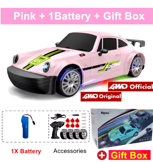 4WD Remote Control RC Drift Car GTRPRO Racing 4X4 High Speed Radio Truck AE86PRO Model Toys Gifts for Kids Children Adults