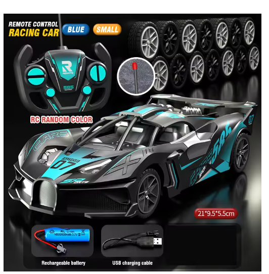 Rc Car 4Ch High-Speed Remote Control Drift Racing Car Electric Sportscar Toy Vehicle Model Toys for Boys Kids Birthday Gift