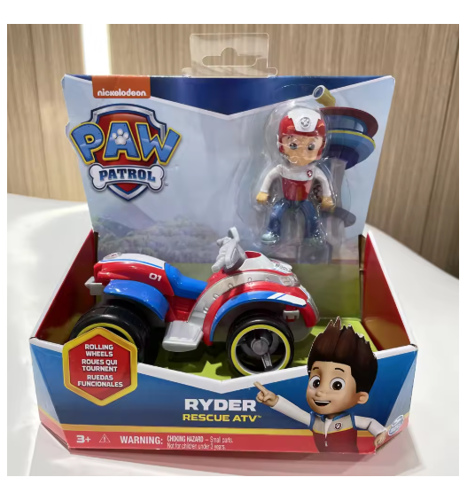 Original Paw Patrol 10kinds Vehicle Car Ryder Tracker Everest Chase Rex Skye Rocky Marshall Zuma Action Figure Birthday Gift Toy