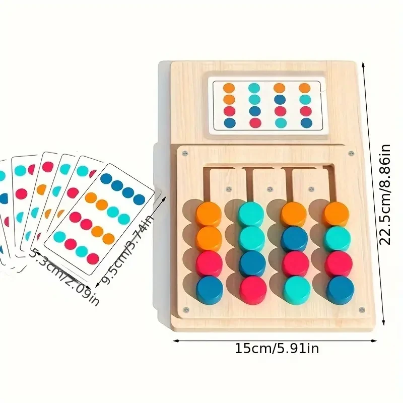 Colorful Wooden Educational Game
