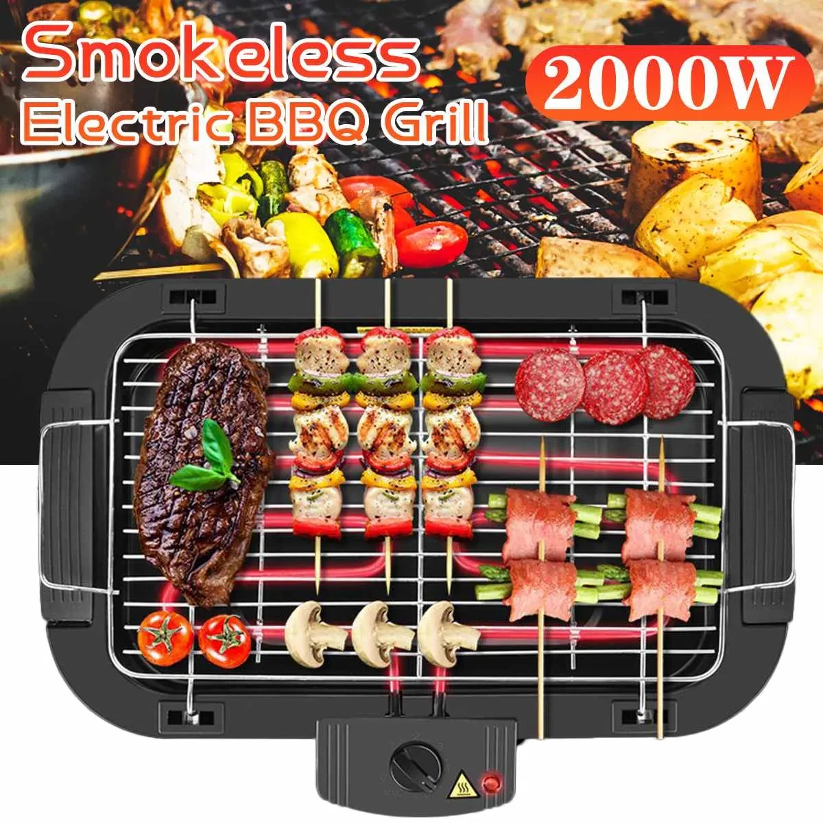 European Standard Spot Household Smokeless Electric Barbecue Grill